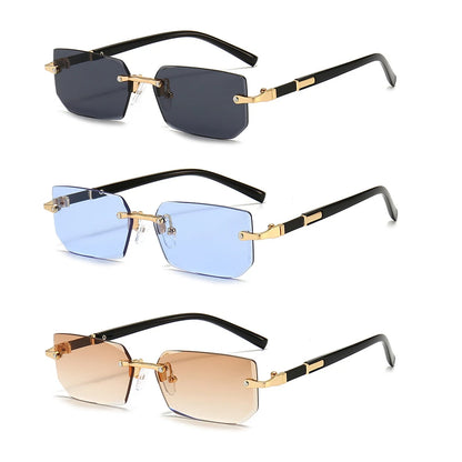 Lunettes de soleil rectangulaires Premium UV400 Sélection