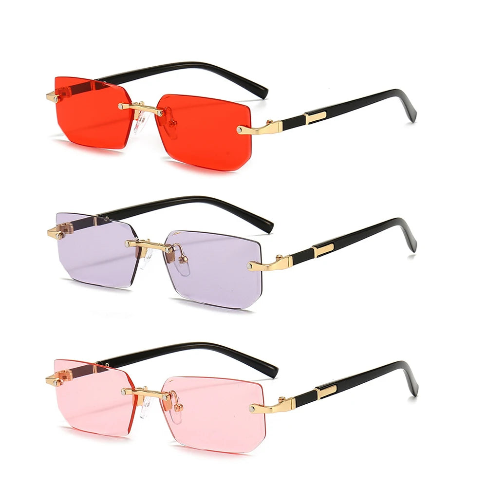 Lunettes de soleil rectangulaires Premium UV400 Sélection