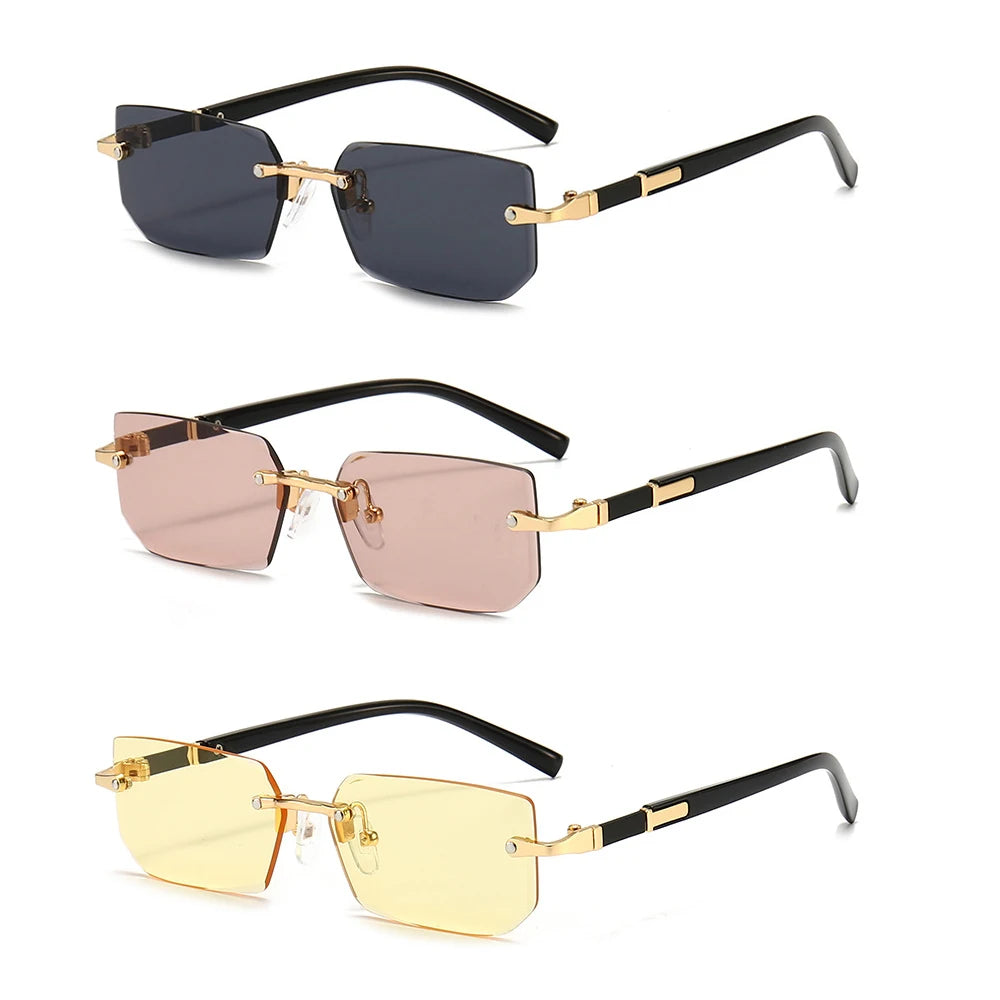 Lunettes de soleil rectangulaires Premium UV400 Sélection